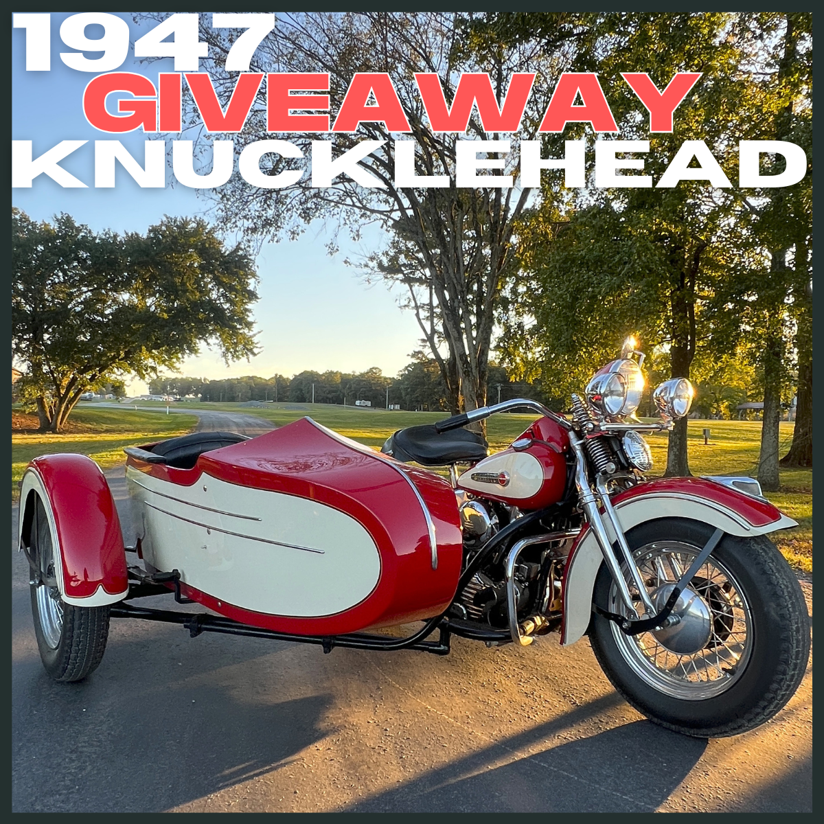 1947 Harley Knucklehead Sidecar Sticker + 1 Entry – Motor Maker