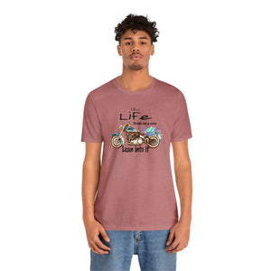 Lean Into It Jersey Short Sleeve Tee