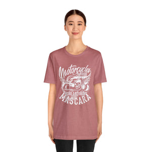 Motorcycles and Mascara Jersey Short Sleeve Tee