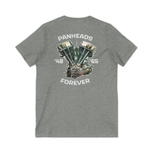 Load image into Gallery viewer, Panheads Forever Unisex Jersey Short Sleeve V-Neck Tee