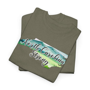NC Strong Watercolor Unisex Heavy Cotton Tee