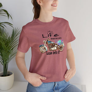 Lean Into It Jersey Short Sleeve Tee