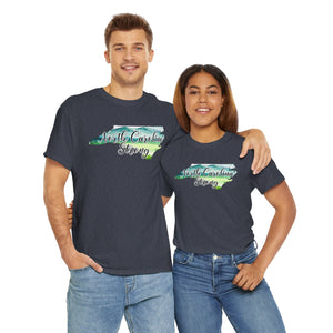 NC Strong Watercolor Unisex Heavy Cotton Tee