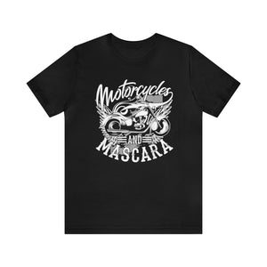 Motorcycles and Mascara Jersey Short Sleeve Tee
