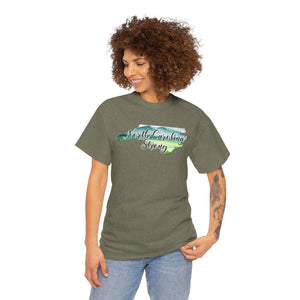 NC Strong Watercolor Unisex Heavy Cotton Tee