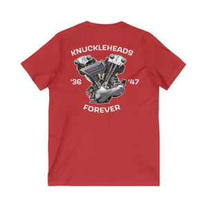 Knuckleheads Forever Unisex Jersey Short Sleeve V-Neck Tee
