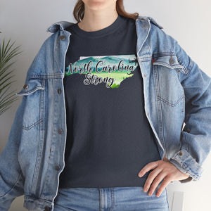 NC Strong Watercolor Unisex Heavy Cotton Tee