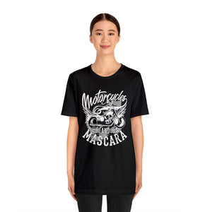 Motorcycles and Mascara Jersey Short Sleeve Tee