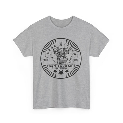Badass Mechanic Unisex Heavy Cotton Tee