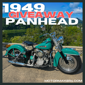 1949 Harley Panhead Sticker + 1 Entry PRESALE