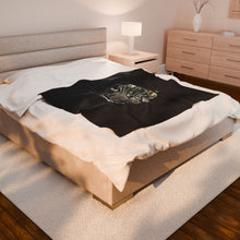 Load image into Gallery viewer, Panheads Forever Velveteen Plush Blanket - Cozy Decor for Bikers, Perfect Gift for Riders, Ideal for Home, Camping, or Road Trips