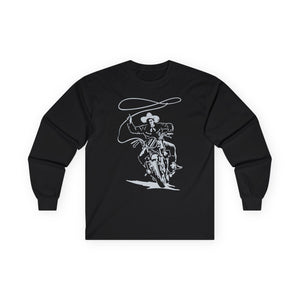 Motorcycle Cowboy Unisex Ultra Cotton Long Sleeve Tee