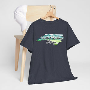 NC Strong Watercolor Unisex Heavy Cotton Tee