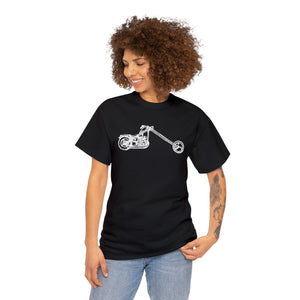 Hand Drawn Chopper Heavy Cotton Tee
