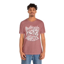 Load image into Gallery viewer, Motorcycles and Mascara Jersey Short Sleeve Tee