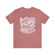 Load image into Gallery viewer, Motorcycles and Mascara Jersey Short Sleeve Tee