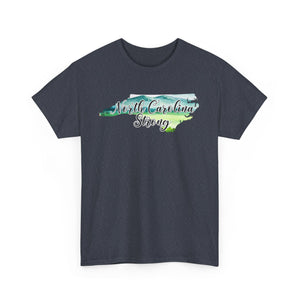 NC Strong Watercolor Unisex Heavy Cotton Tee