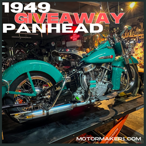 1949 Harley Panhead Sticker + 1 Entry