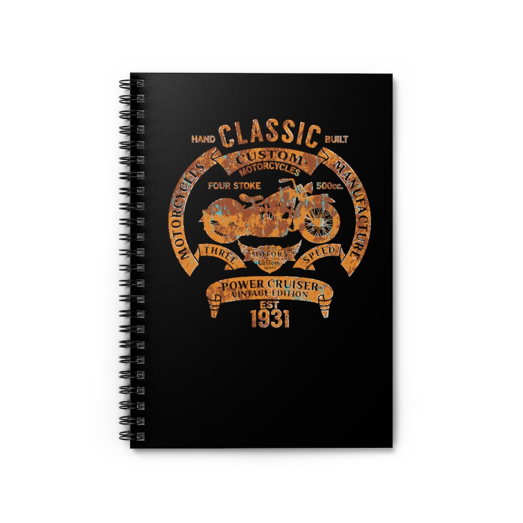 Classic Custom Spiral Mechanics Notebook