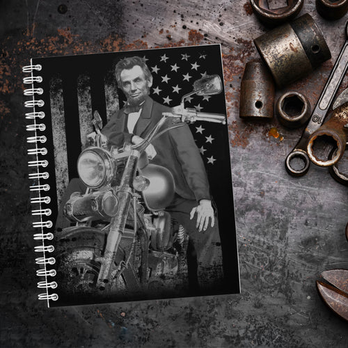 Biker Abe Spiral Mechanics Notebook