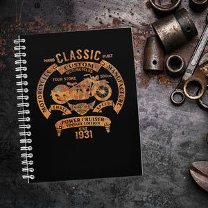 Classic Custom Spiral Mechanics Notebook