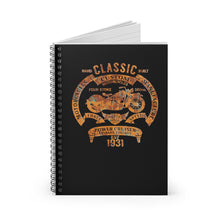 Load image into Gallery viewer, Classic Custom Spiral Mechanics Notebook