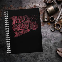 Load image into Gallery viewer, Live Fast Spiral Mechanics Notebook