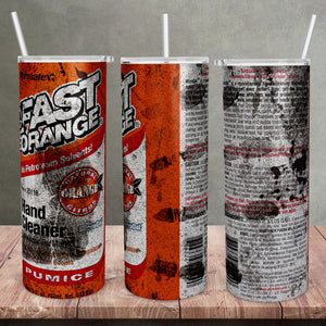 Fast Orange Hand Cleaner Tumbler - Sublimated Men's Tumbler – Vinyl Chaos  Design Co.