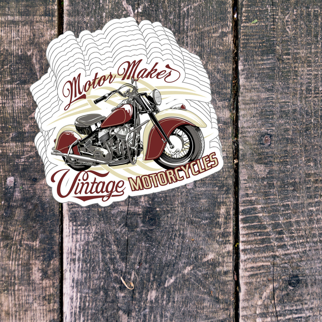 Motor Maker Vintage Chief Sticker